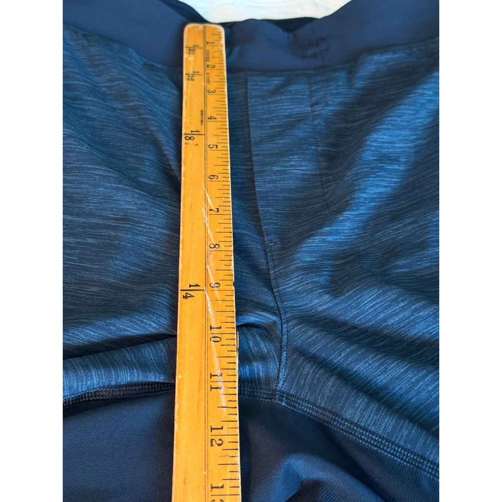 Lululemon Mens T.H.E. Short 9" Navy Blue Space Dye Athletic Training Shorts Sz L - Picture 5 of 9